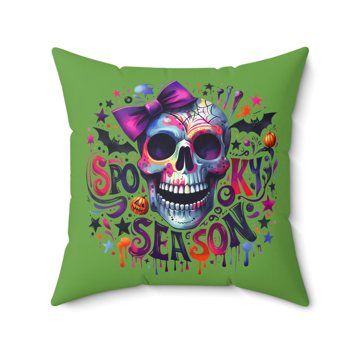 Spooky Season Skull 2-Green