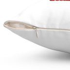 You Ain't Gettin Shit-Spun Polyester Square Pillow (White)