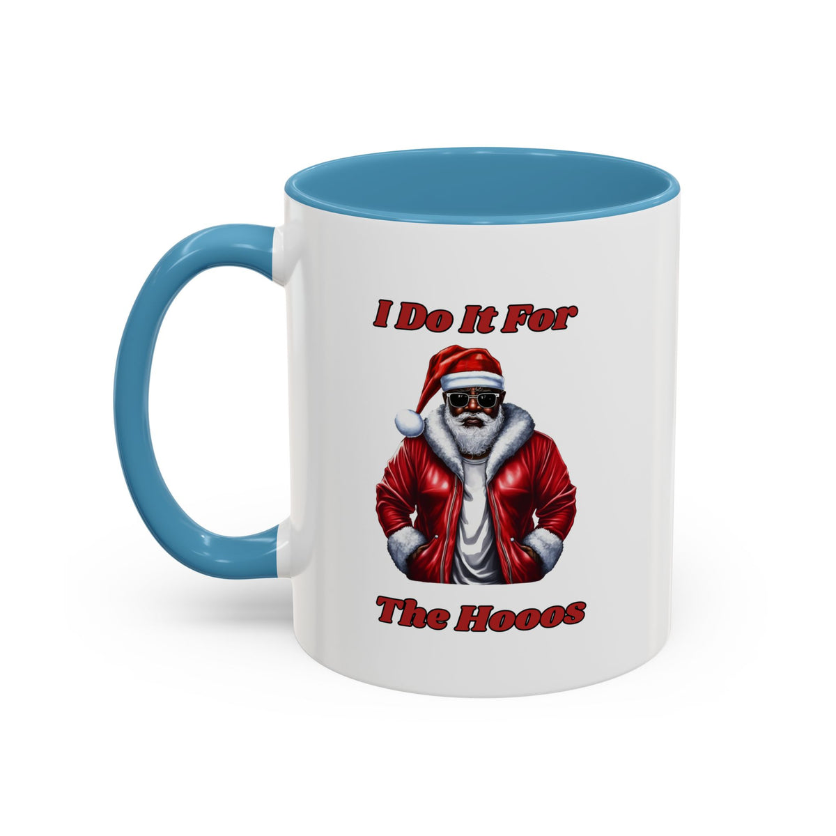 I Do It For The Hoos-Accent Coffee Mug (11, 15oz) (Black)