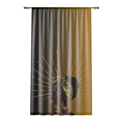 Queen Star Window Curtain