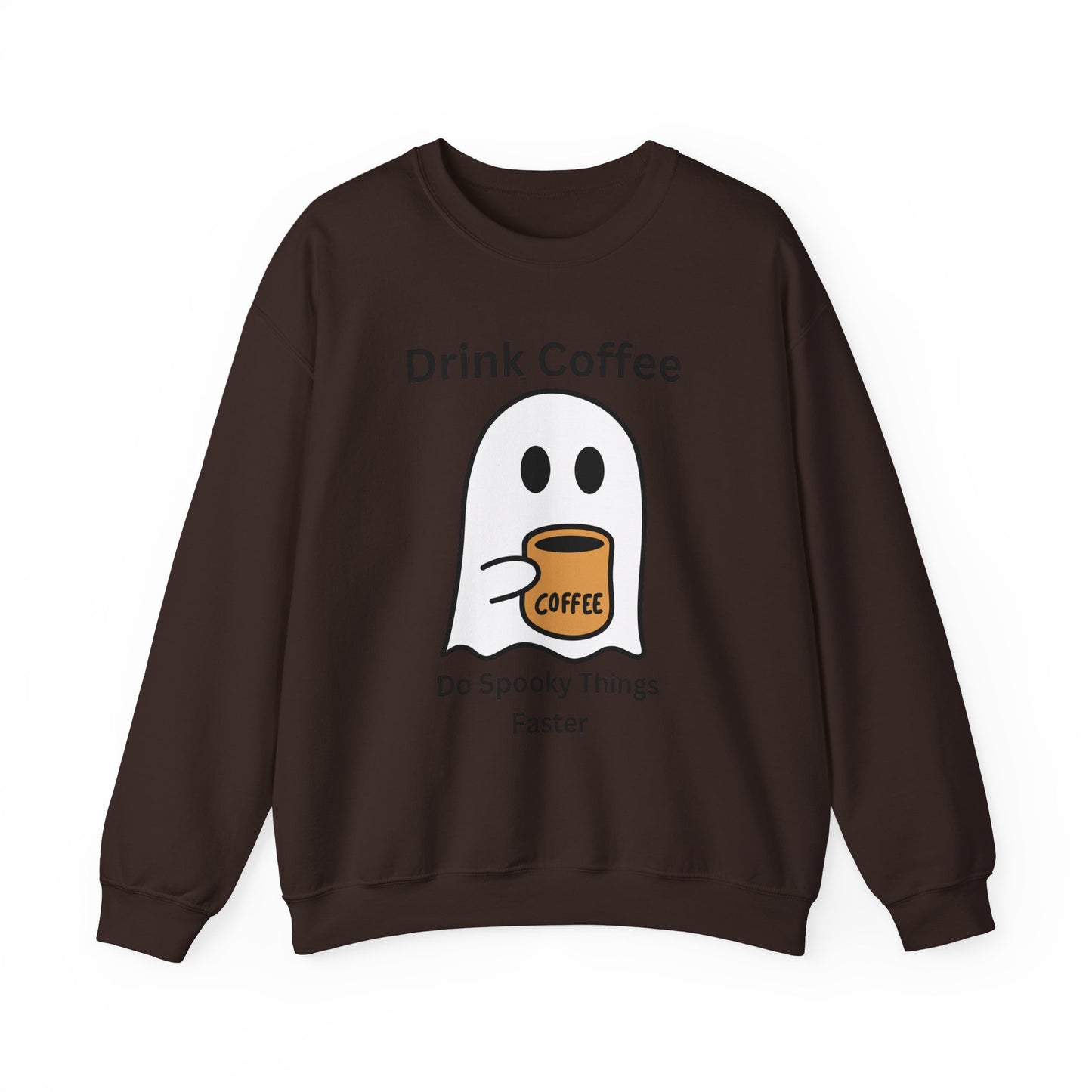 Boo Drink Coffee-Ghost-Sweatshirt