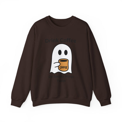 Boo Drink Coffee-Ghost-Sweatshirt