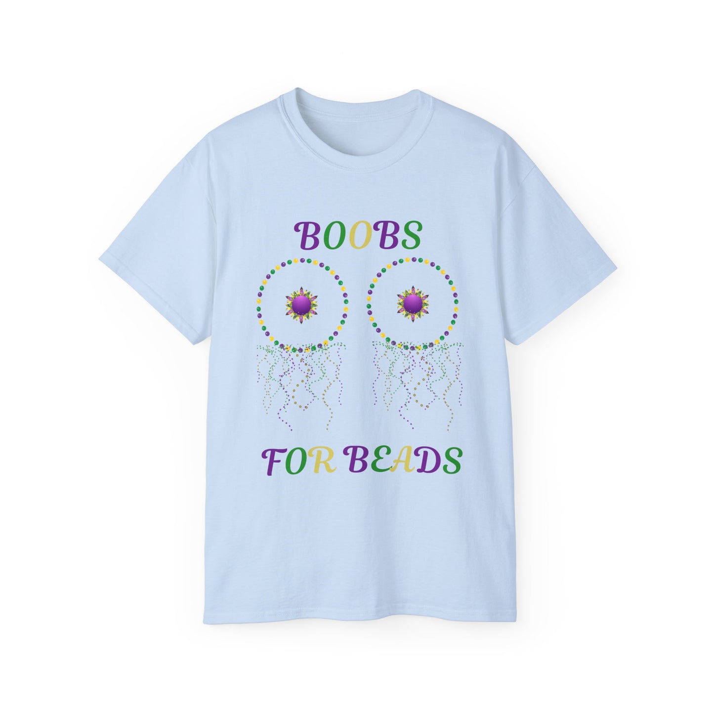 Boobs for Beads Tee-1