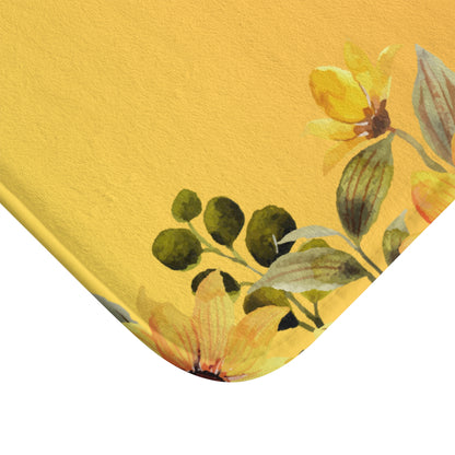 Queen Sunflower Bath Mat