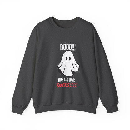 Boo Costume Sucks-Black-Sweatshirt