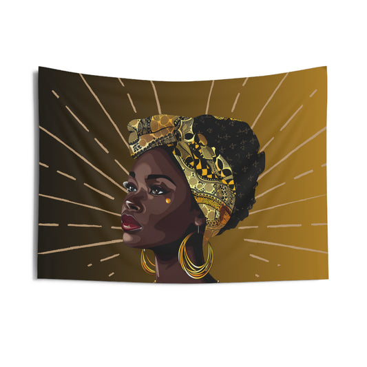 Queen Star Indoor Wall Tapestry - Inspirational Home Decor