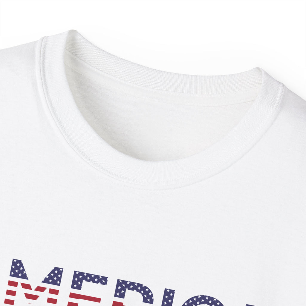 America Flag Heart T-Shirt — Patriotic 4th of July Tee