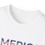America Flag Heart T-Shirt — Patriotic 4th of July Tee