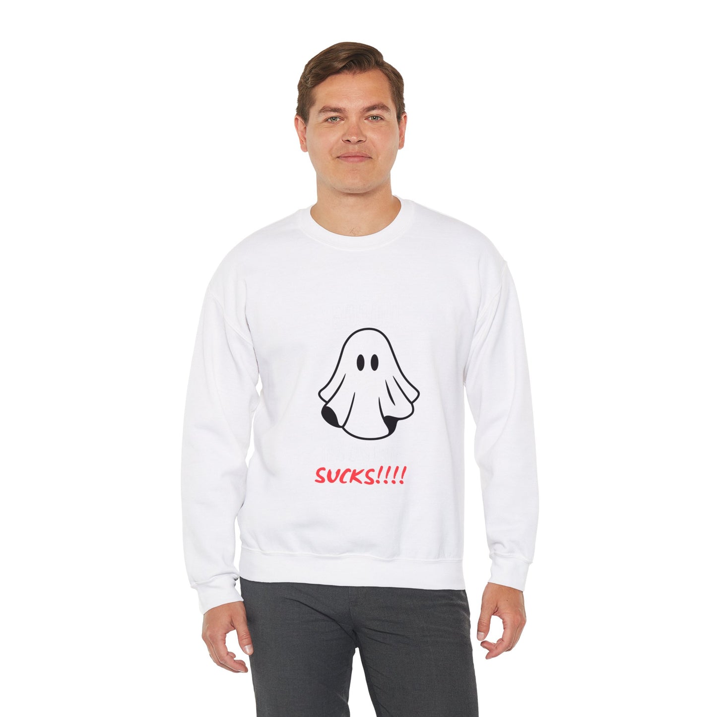 Boo Costume Sucks-Black-Sweatshirt