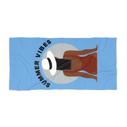 Summer Vibes Beach Towel 3-Lt Blue