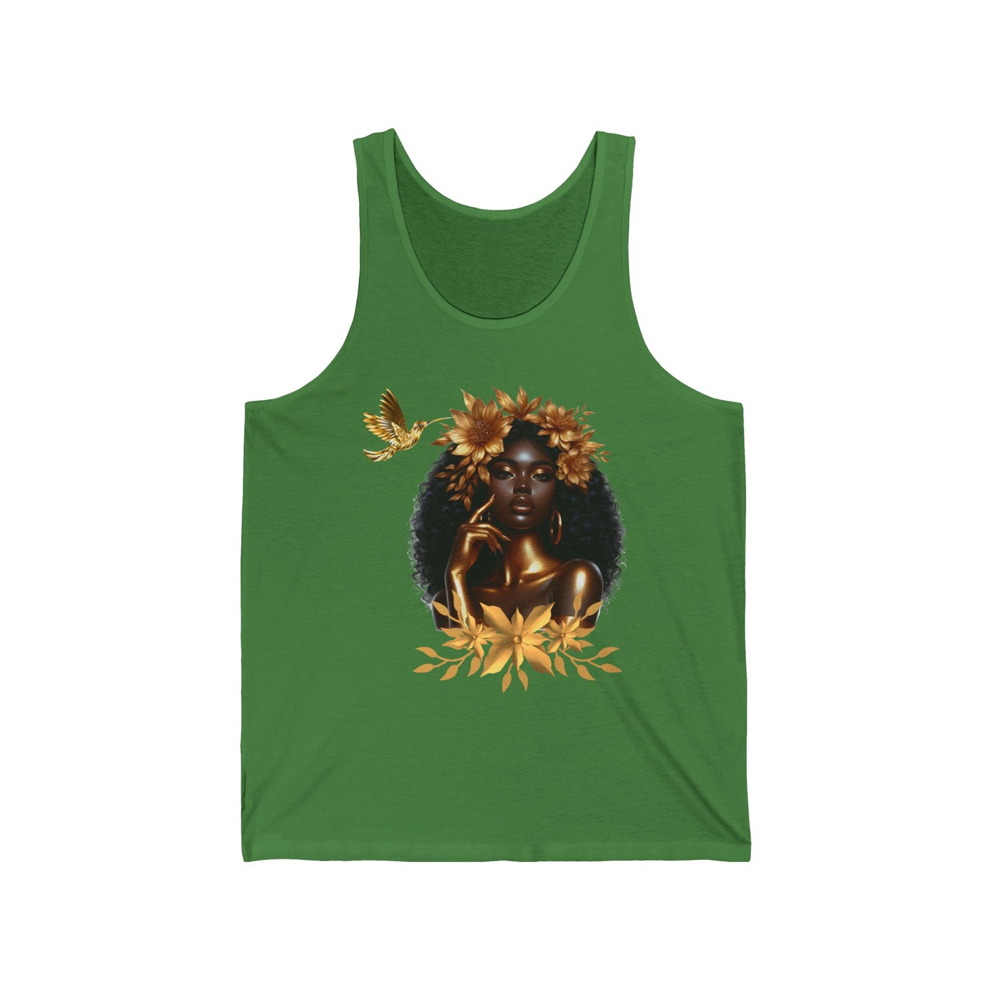 Queen Hummingbird Unisex Jersey Tank Top