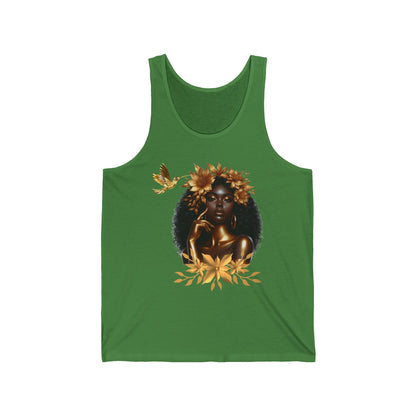 Queen Hummingbird Unisex Jersey Tank Top