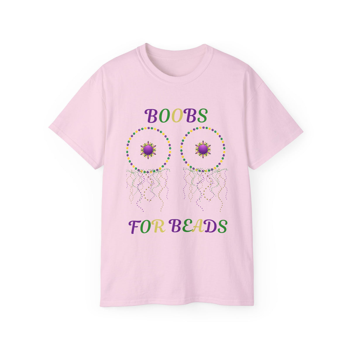 Boobs for Beads Tee-1