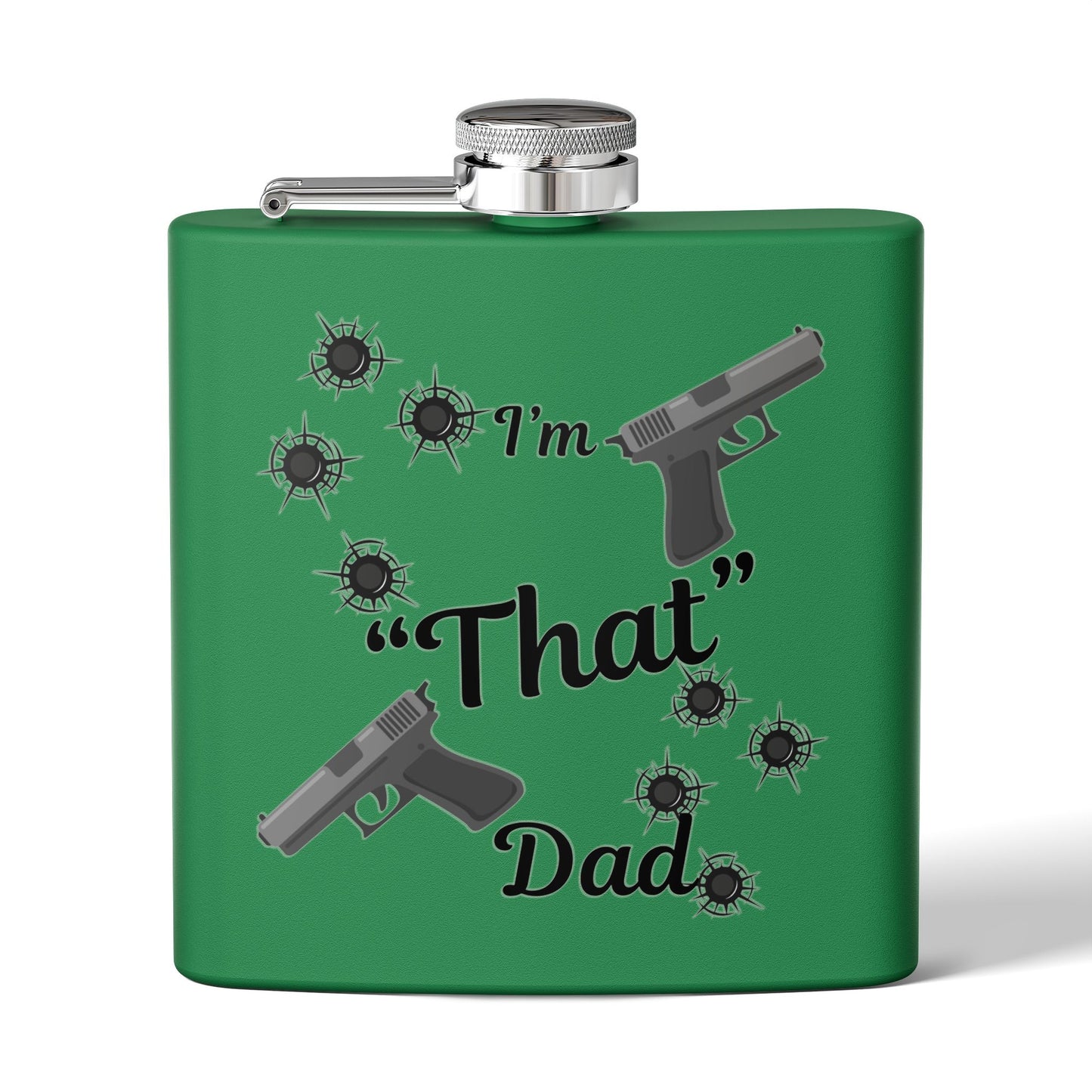 Funny Stainless Steel Flask for Dad | I'm "That" Dad