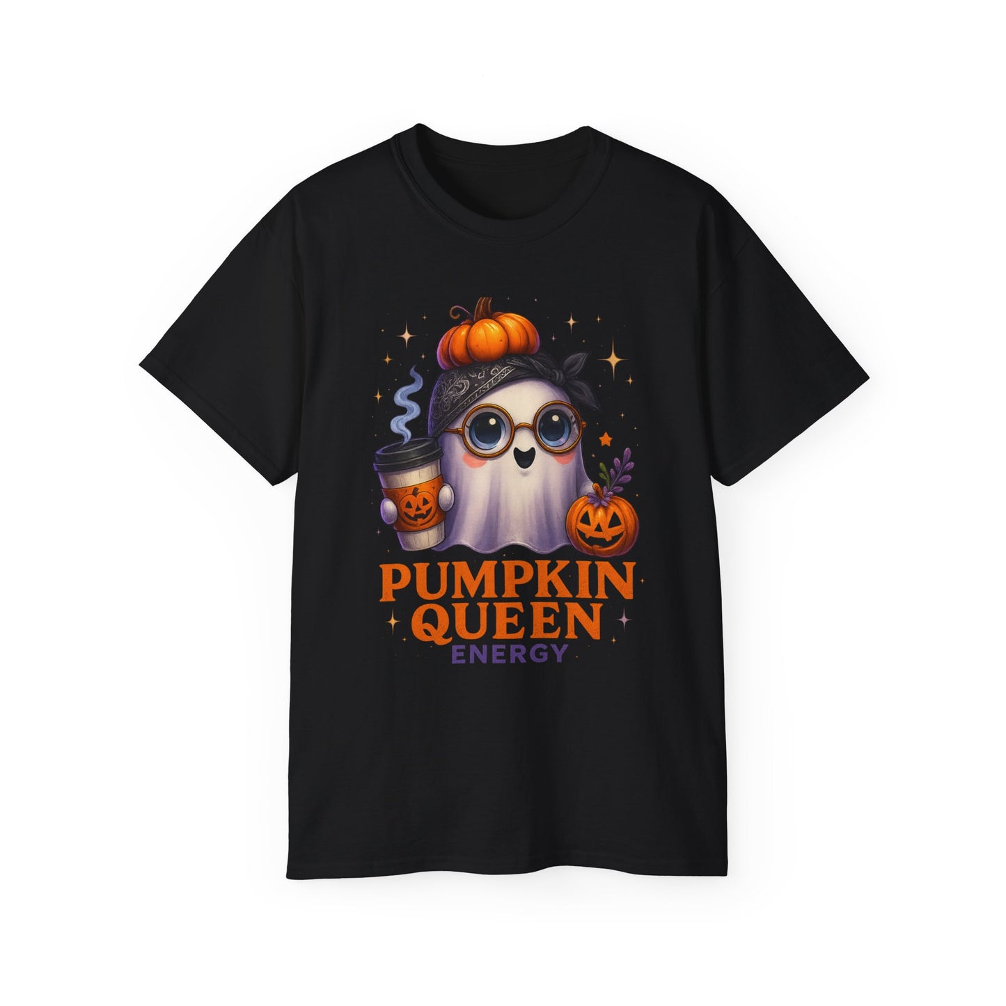 Pumpkin Queen Energy Halloween Tee