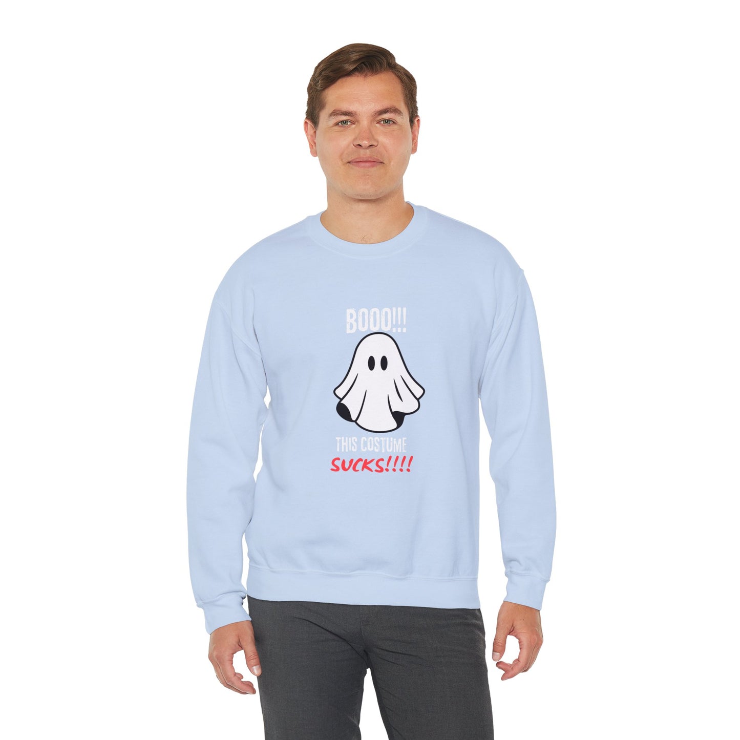 Boo Costume Sucks-Black-Sweatshirt