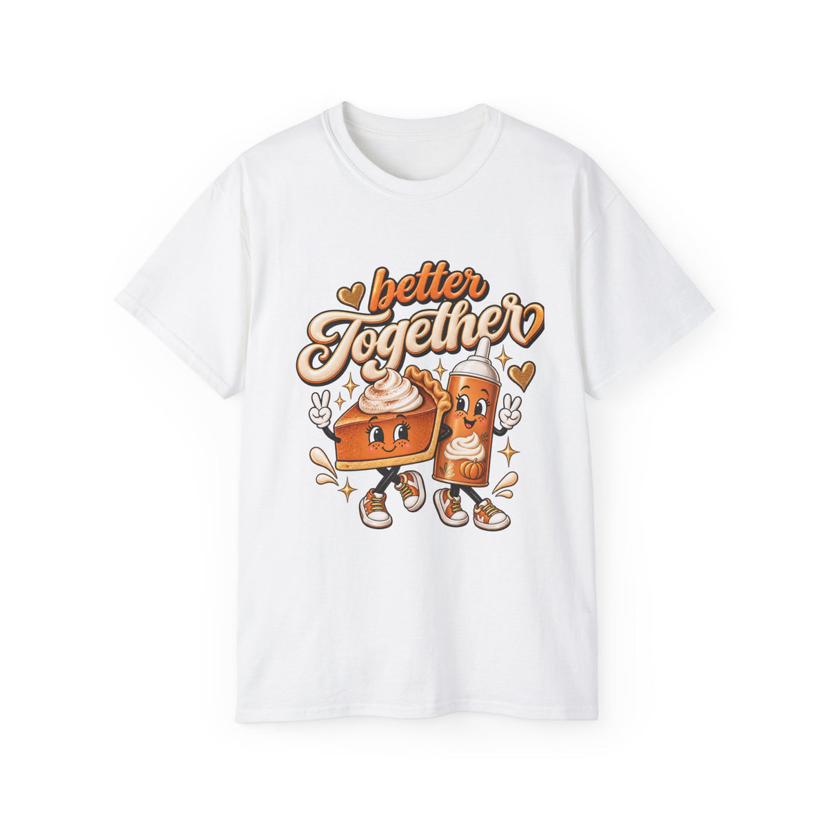 Better Together Pumpkin Pie and Whip Cream T-Shirt
