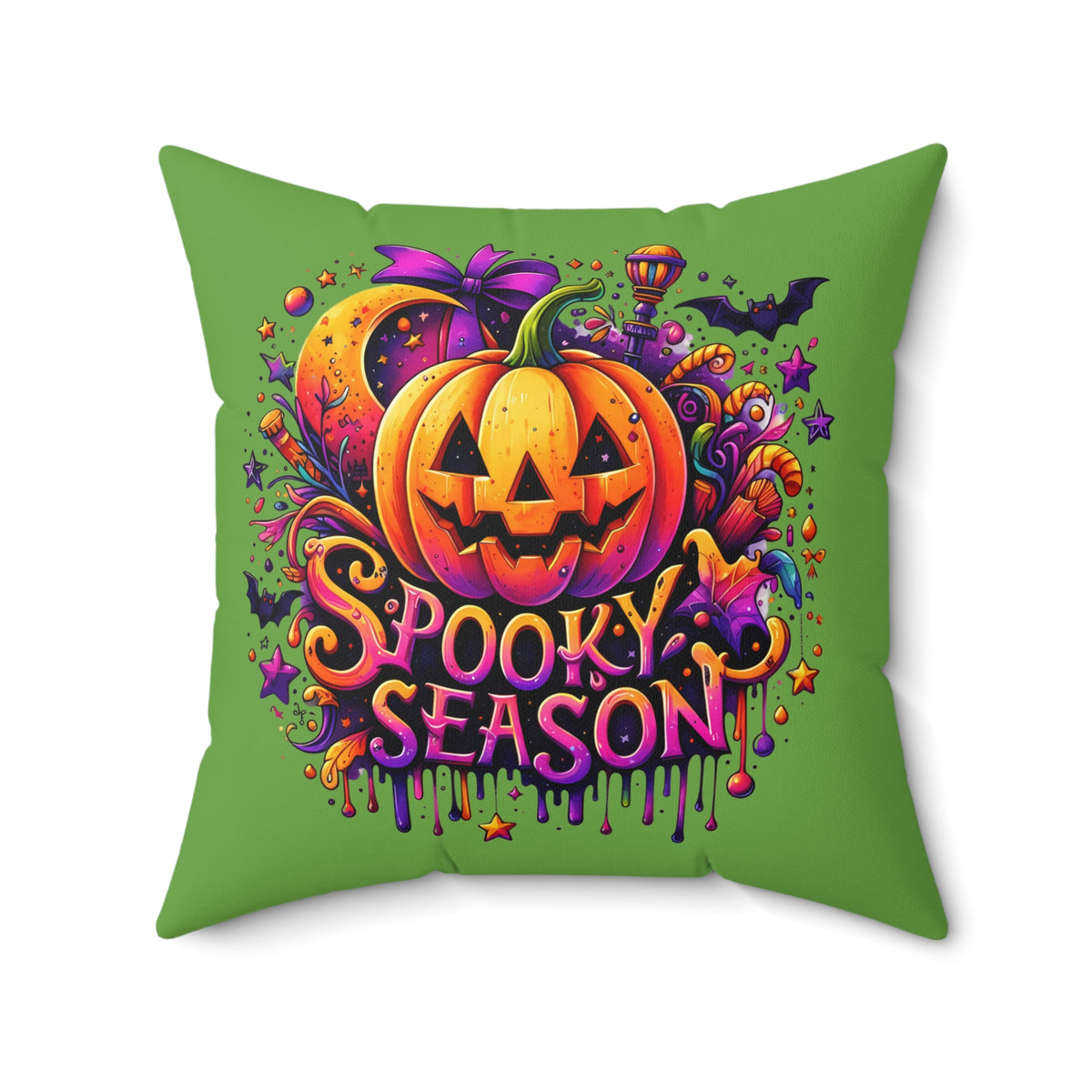 Spooky Season Pumpkins-Green