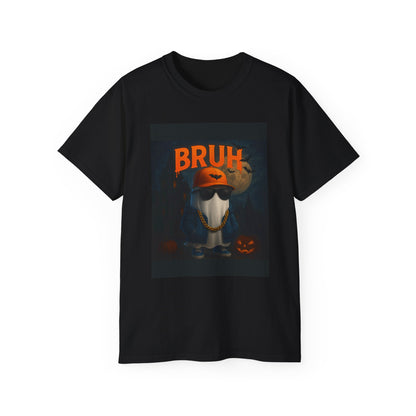 Bruh Cotton T-Shirt (Haunted House)