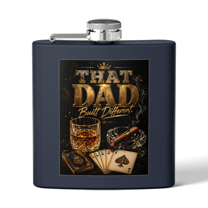 That Dad Built Different 5 - 6oz Stainless Steel Flask