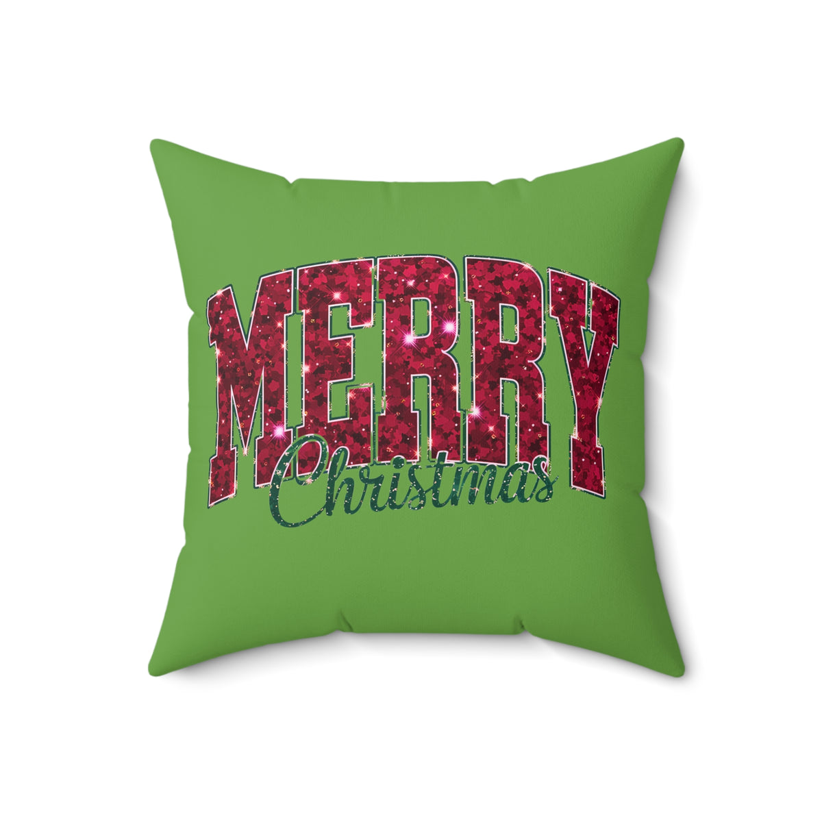 Merry Christmas Glitter-Green