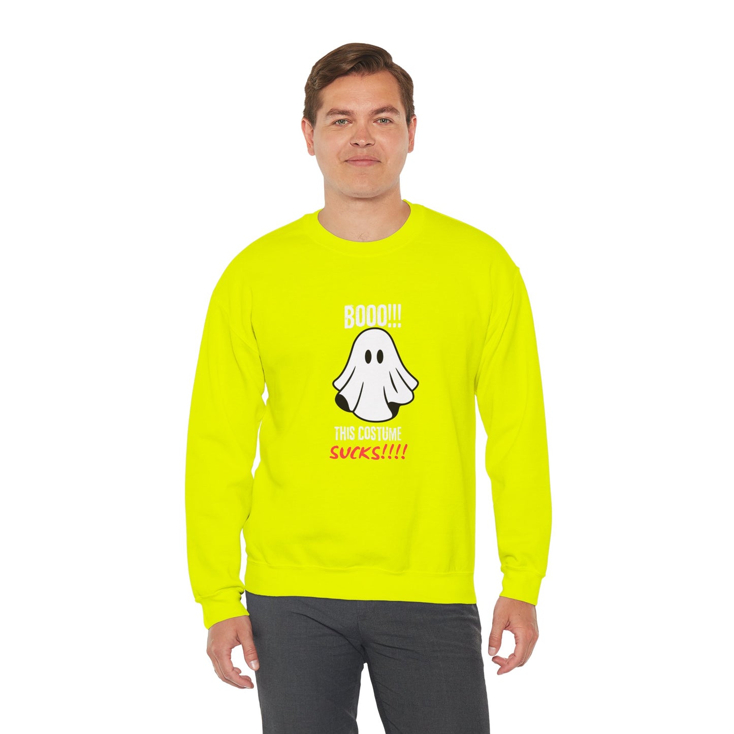 Boo Costume Sucks-Black-Sweatshirt