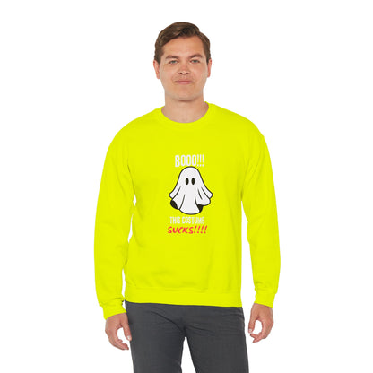 Boo Costume Sucks-Black-Sweatshirt