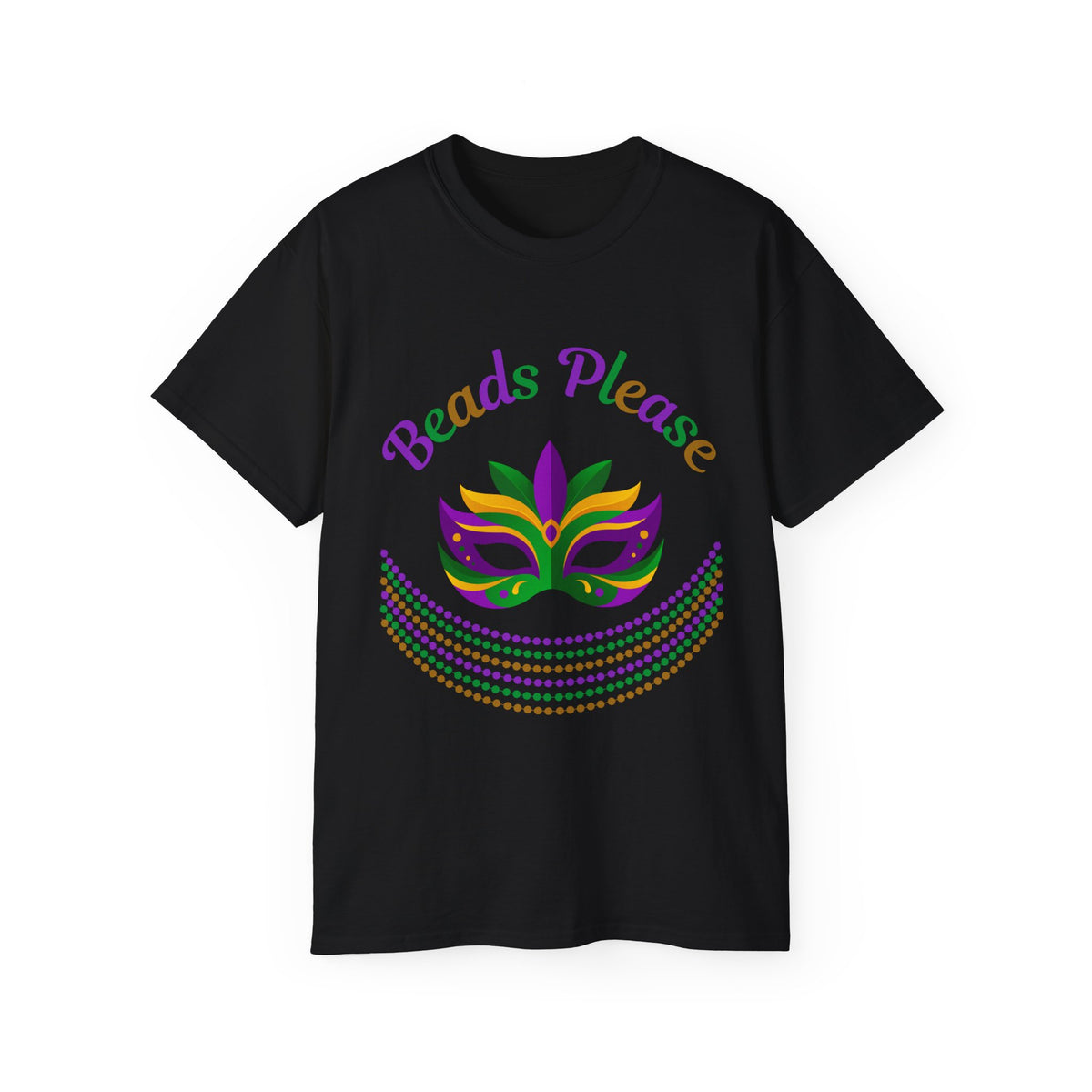Beads Please Mardi Gras T-Shirt-1