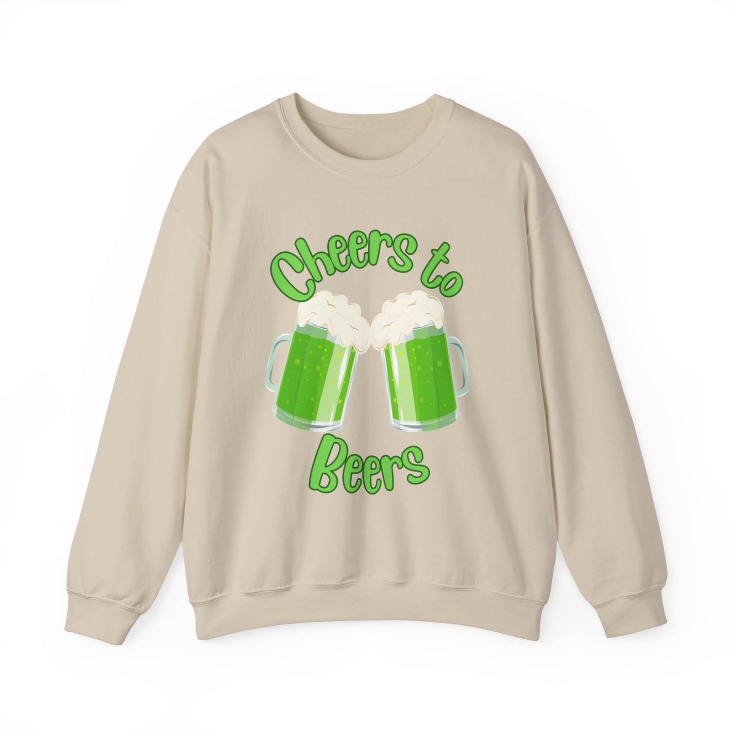 Cheers to Beers Sweatshirt-St. Patrick's Day