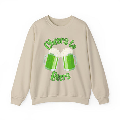 Cheers to Beers Sweatshirt-St. Patrick's Day