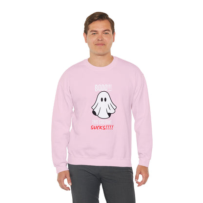 Boo Costume Sucks-Black-Sweatshirt