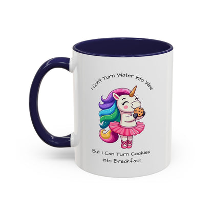 Cookies For Breakfast-Accent Coffee Mug (11, 15oz) (Lt Blue)