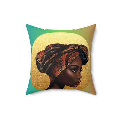 Moon-Spun Polyester Square Pillow