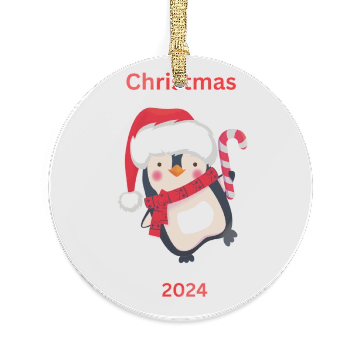 Penguin w/candy cane