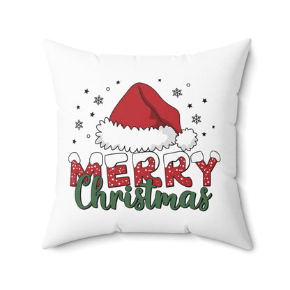 Merry Christmas Santa Hat-White