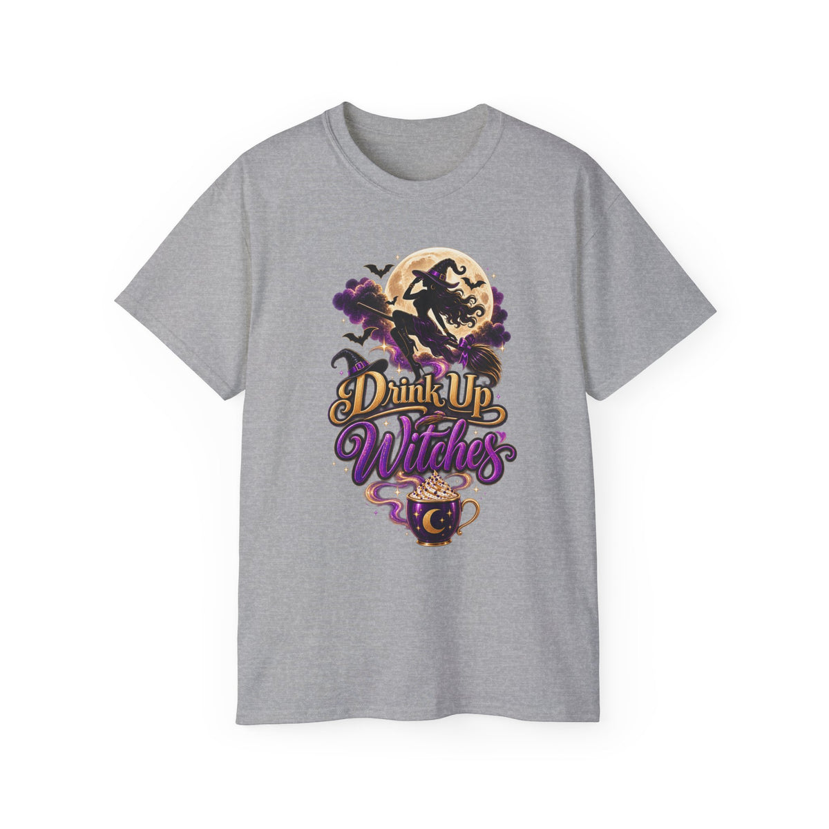 Drink Up Witches-bougie Cotton Tee