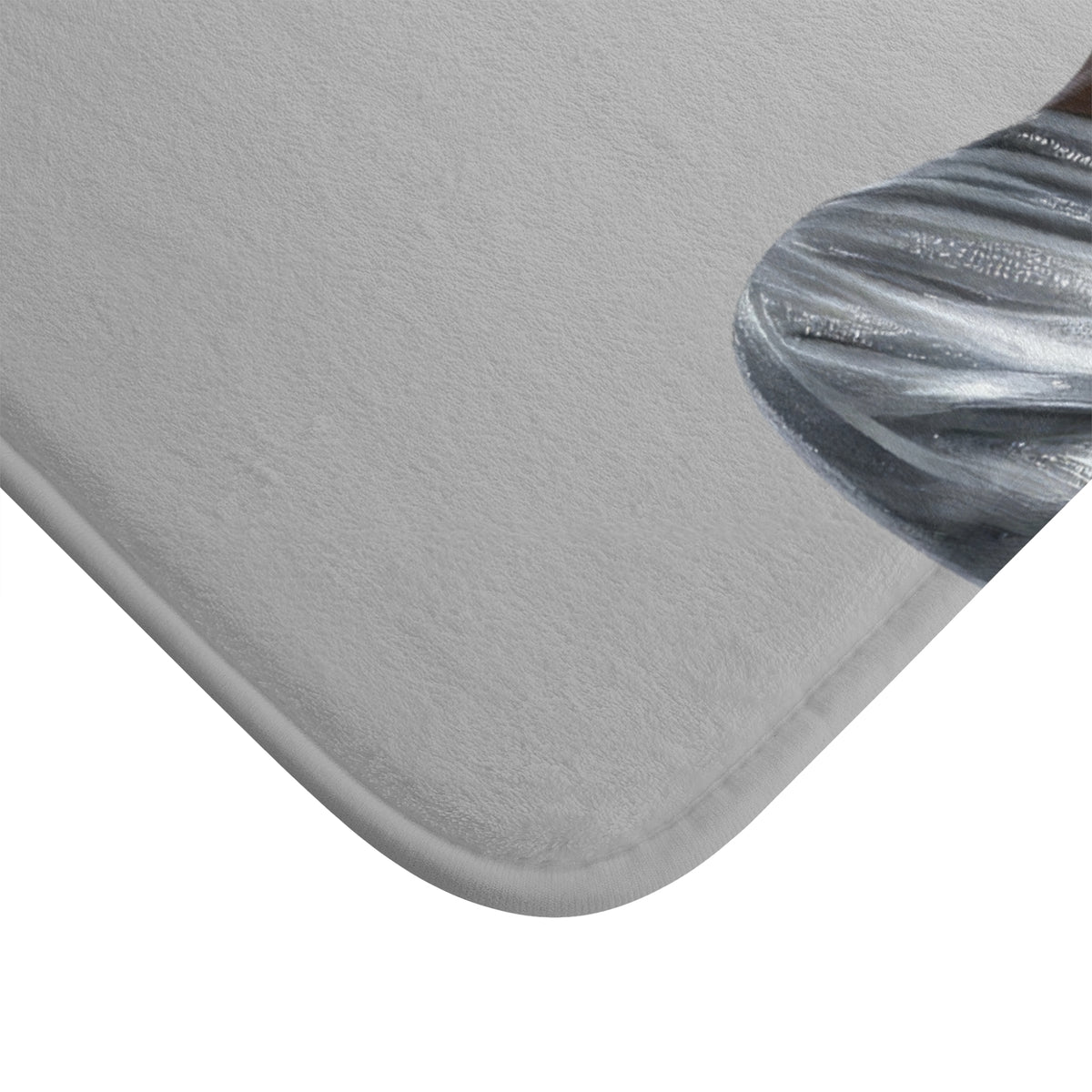 Queen Silver Bath Mat
