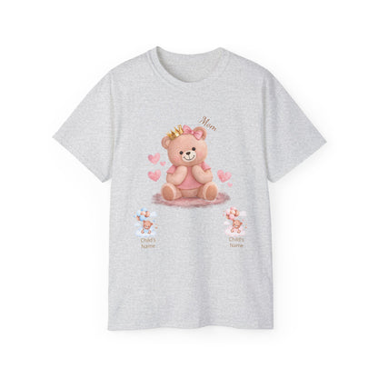 Personalized Mom Bear Tee — Custom Name Baby/Child Shirt