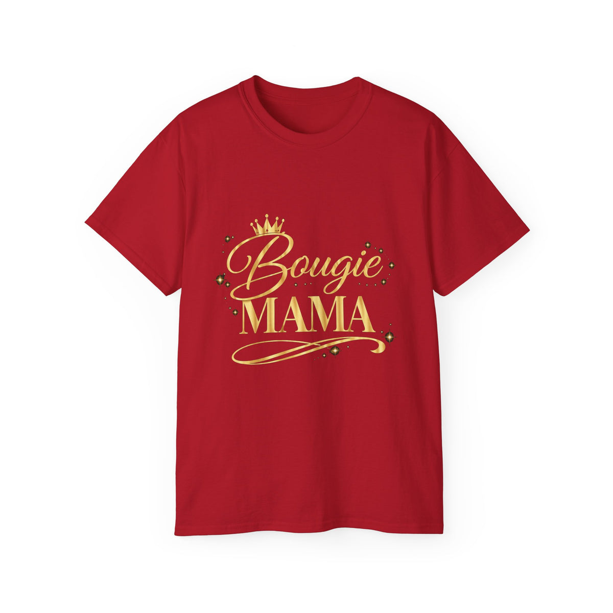Bougie Mama T-Shirt — Gold Crown Graphic Mom Tee