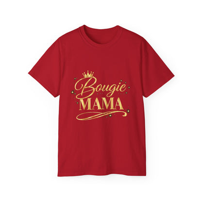 Bougie Mama T-Shirt — Gold Crown Graphic Mom Tee