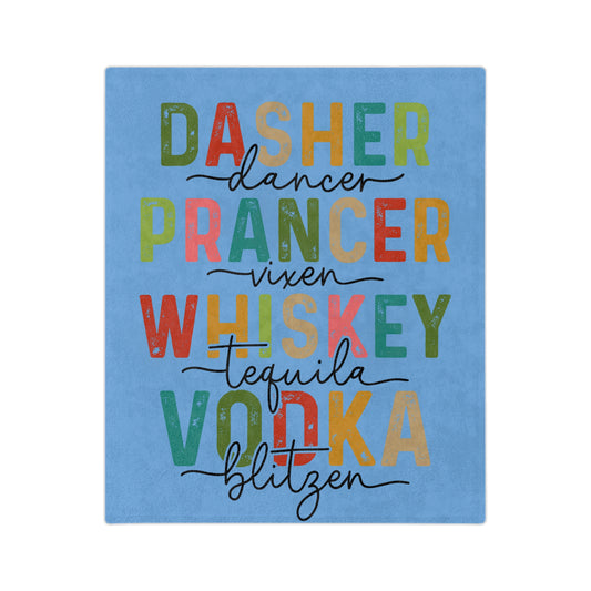 Drunk Reindeer Call-Light Blue