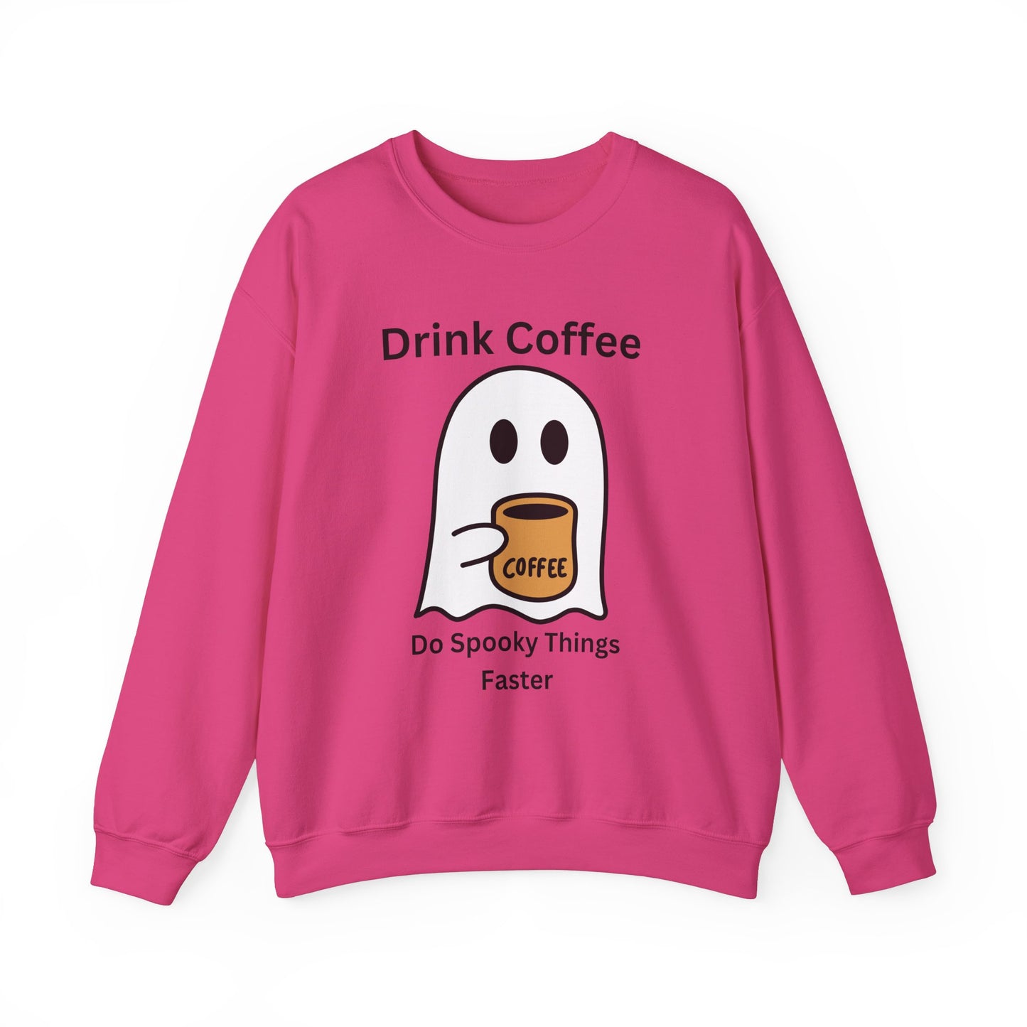 Boo Drink Coffee-Ghost-Sweatshirt