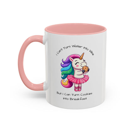Cookies For Breakfast-Accent Coffee Mug (11, 15oz) (Lt Blue)
