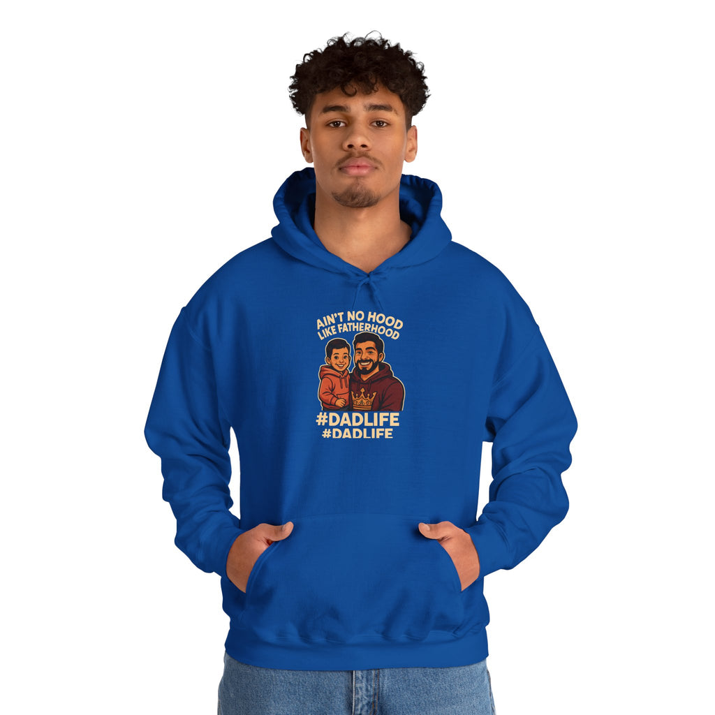 Ain't No Hood Like Fatherhood Hoodie for Dads