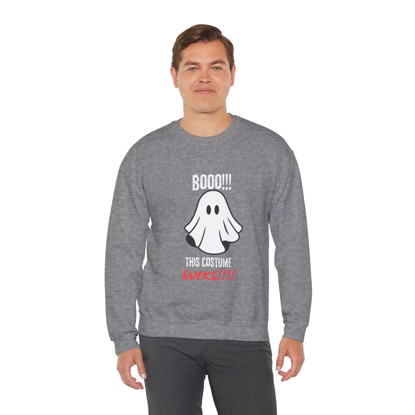 Boo Costume Sucks-Black-Sweatshirt