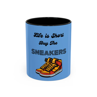 Sneaker Head Accent Coffee Mug