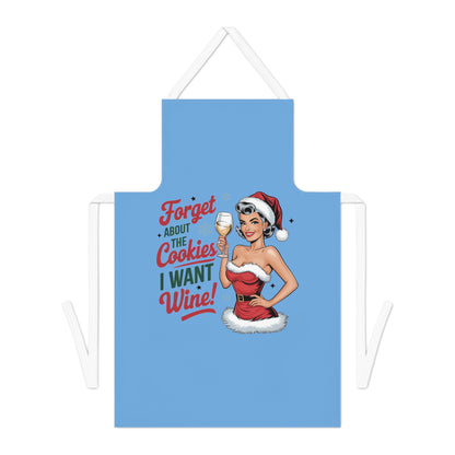 Forget About The Cookies-Adult Apron (AOP) (Lt Blue)