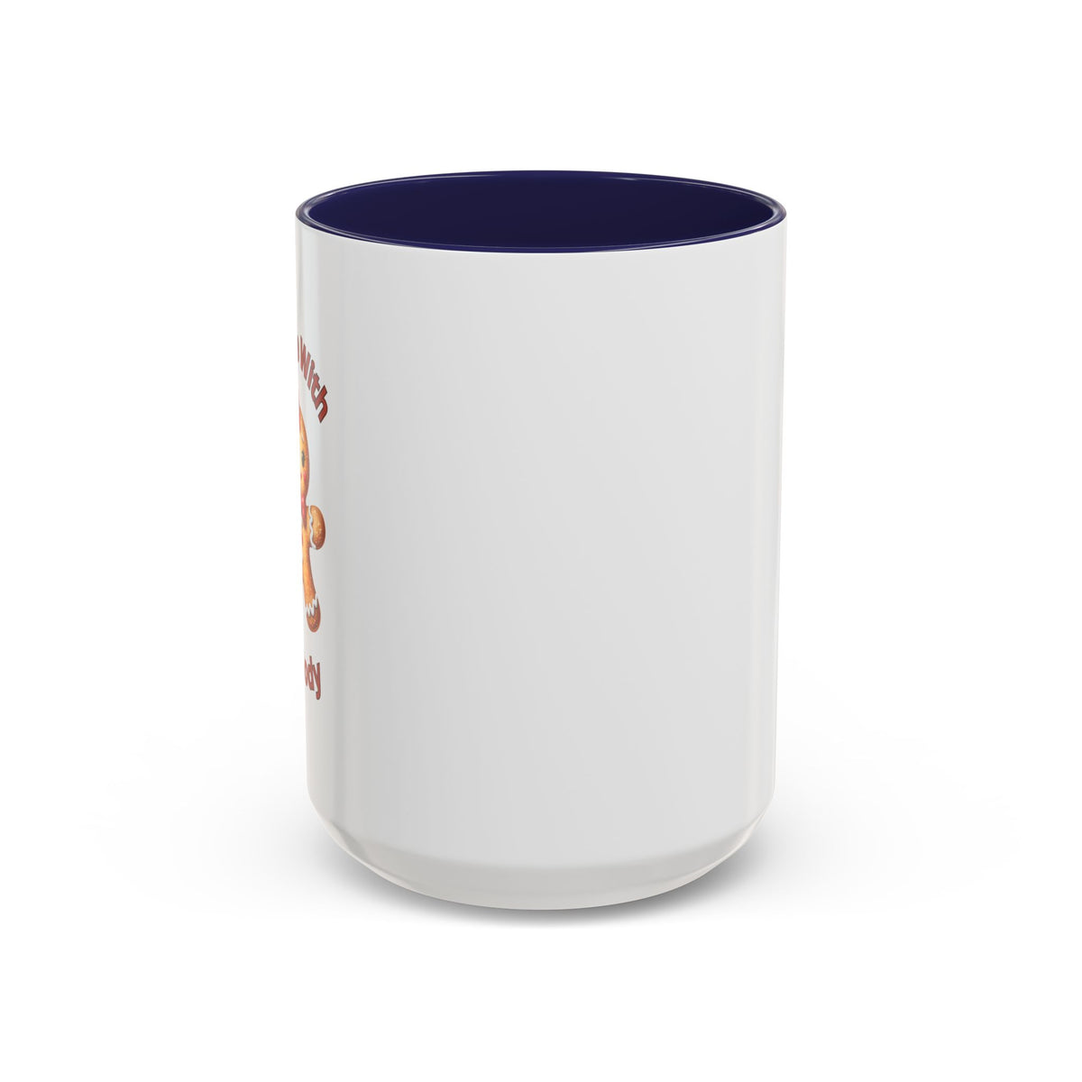 Hottie With A Body 2-Accent Coffee Mug (11, 15oz) (Red)