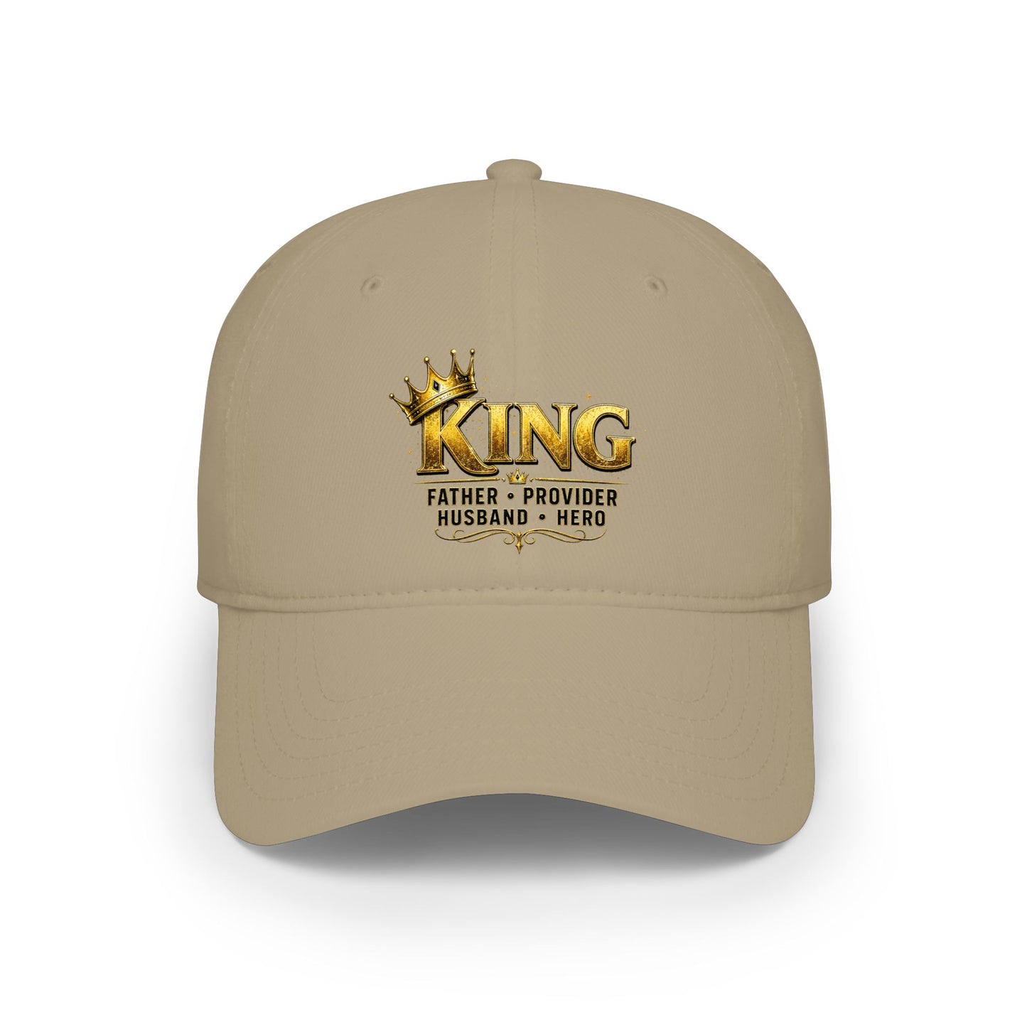 King, Father, Husband, Provider, Hero Crown Baseball Cap