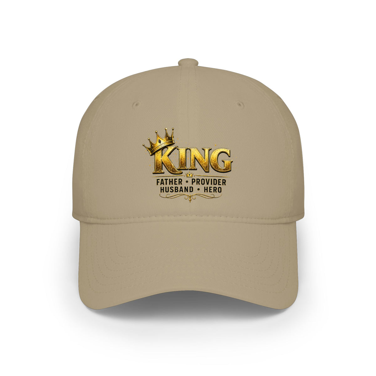 King, Father, Husband, Provider, Hero Crown Baseball Cap